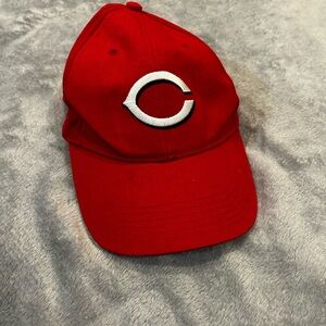 Genuine Merchandise Red Kids Hat with Embroidered Logo